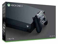 Microsoft Xbox One X Console (Model 1787, 1 Blue Controller, 1TB HDD, HDMI & Power Cables)